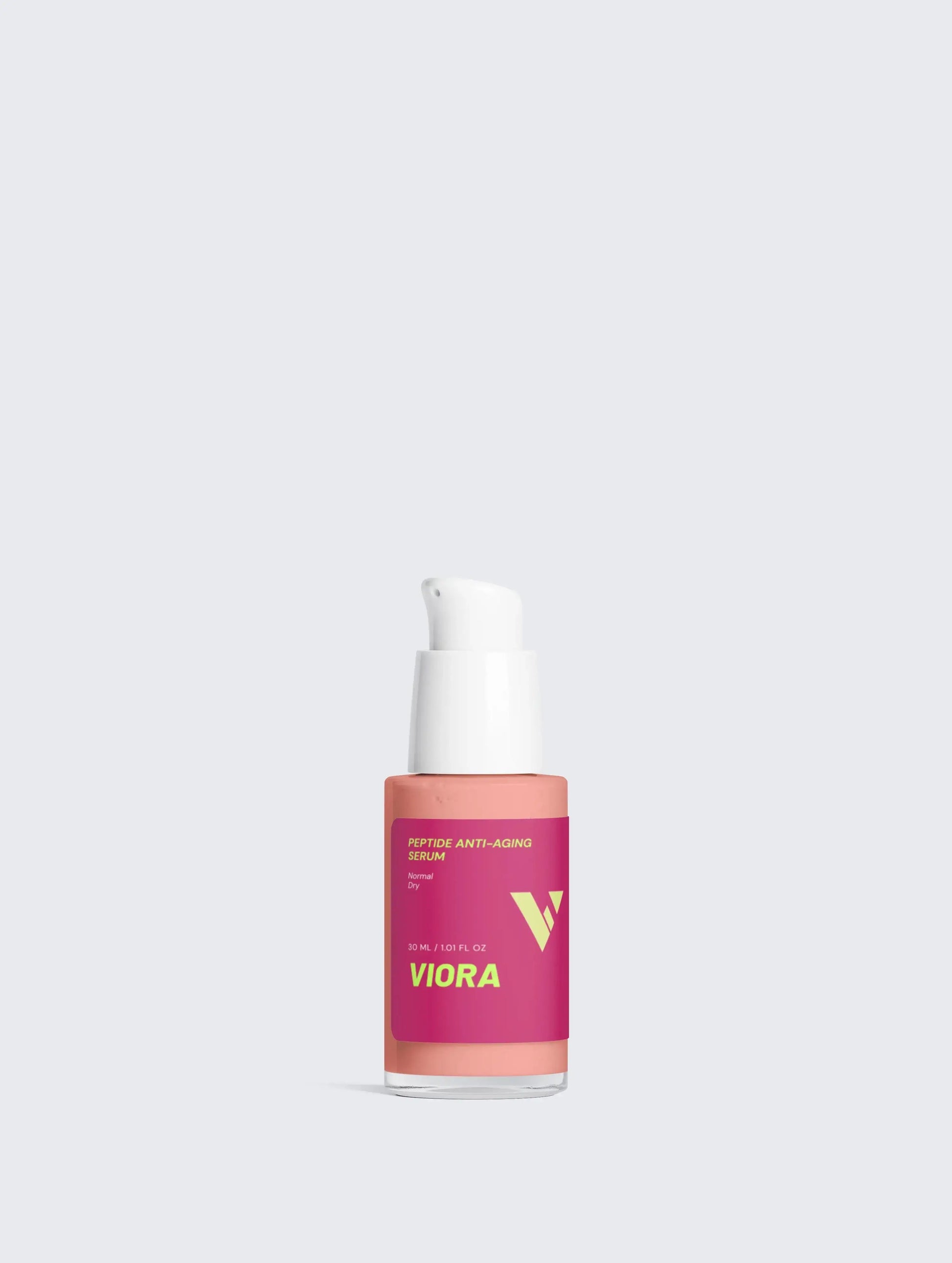 Peptide Anti-Aging Serum - Firming Face Treatment with Hyaluronic Acid for Wrinkles & Fine Lines - Viora