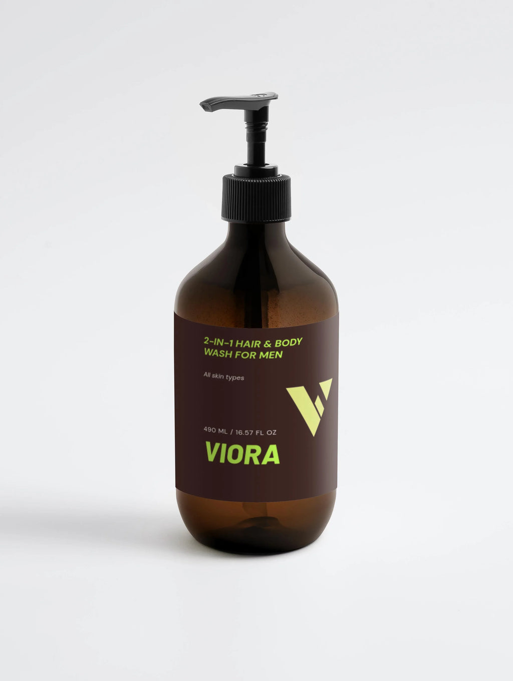 Viora 2-in-1 Hair & Body Wash for Men - All-in-One Grooming Essential - Viora
