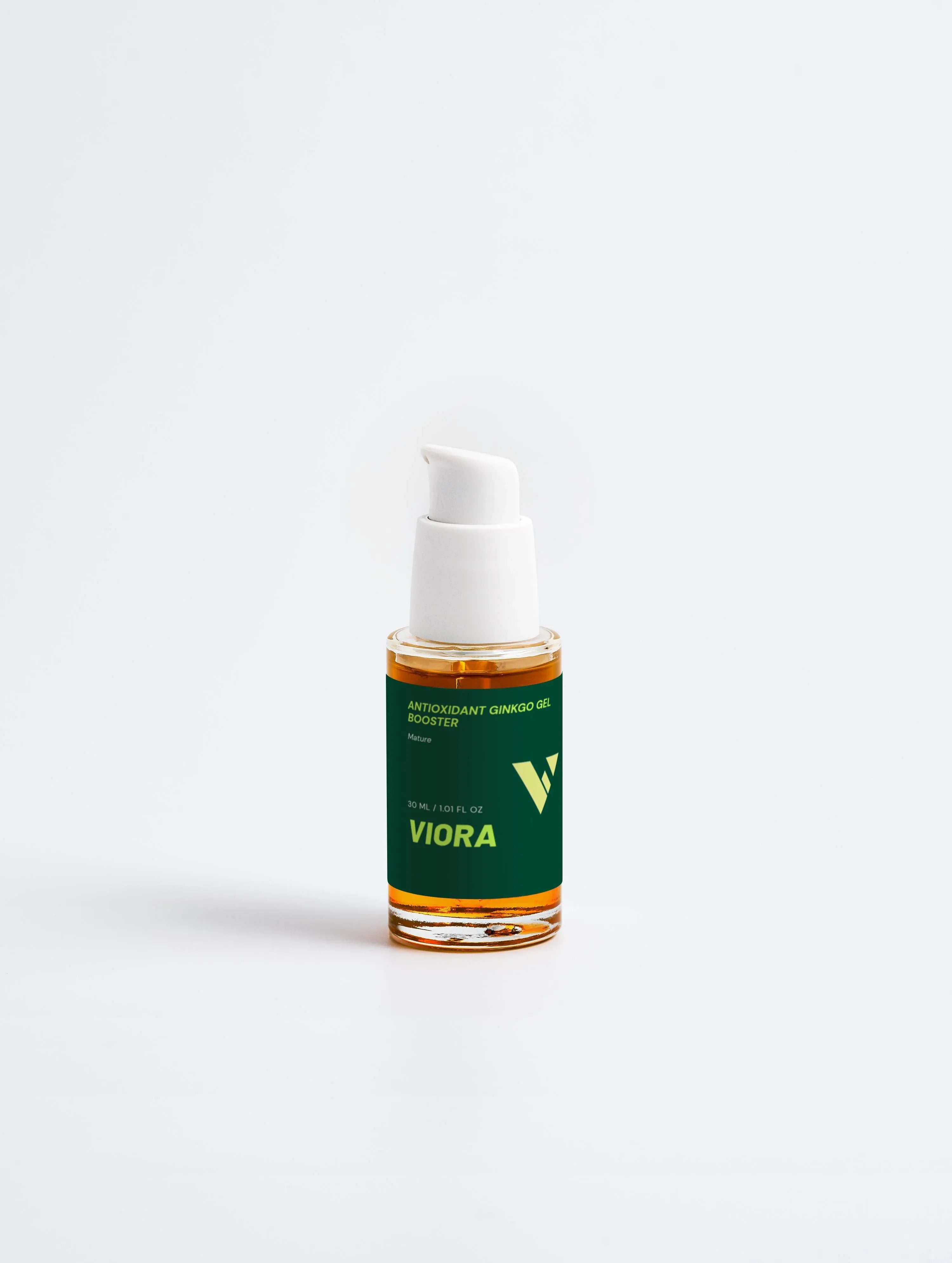 Viora Antioxidant Ginkgo Gel Booster - Protective Face Treatment with Green Tea Extract - Viora