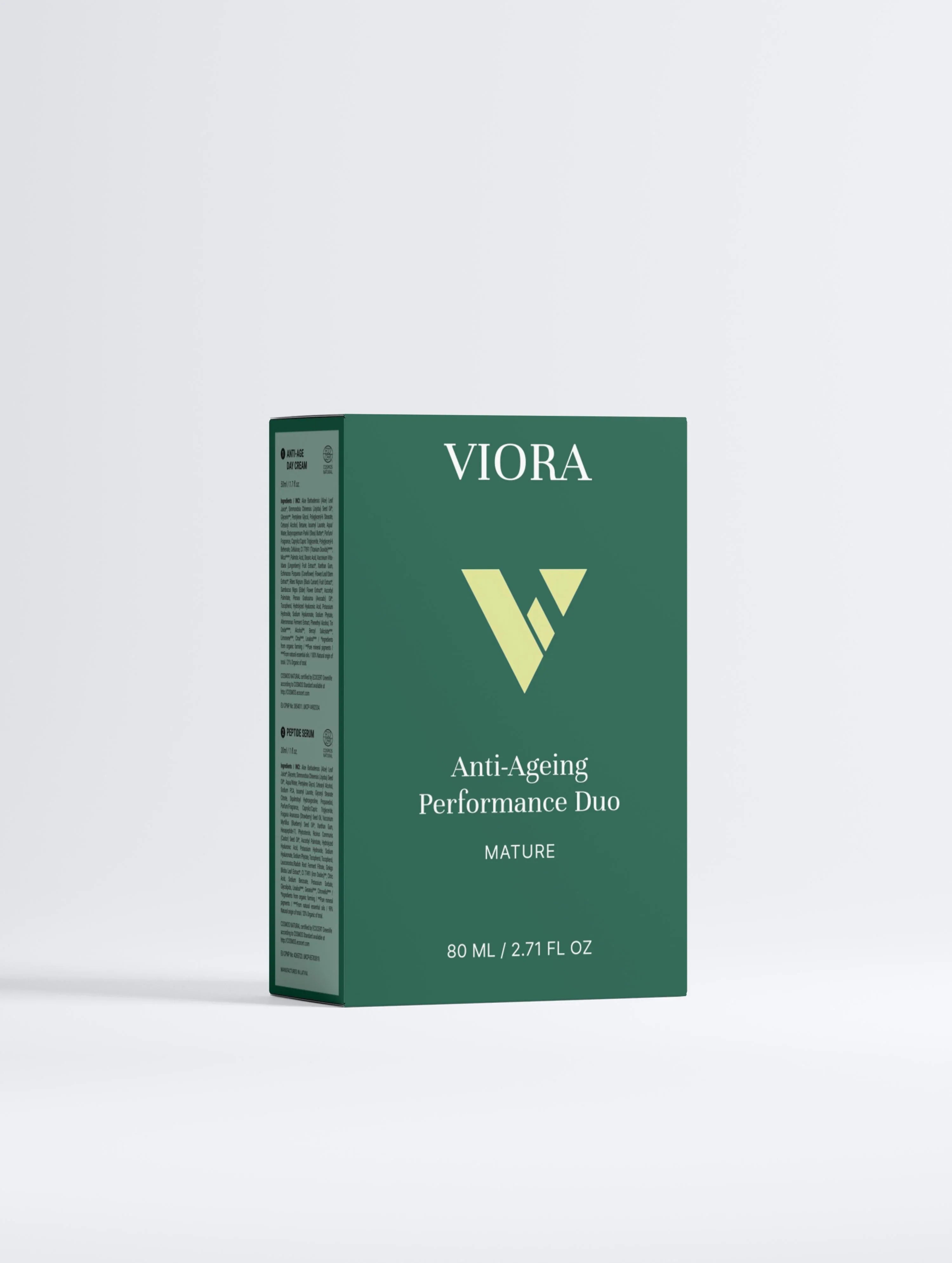 Viora Anti-Ageing Performance Duo - Complete Peptide & Retinol Alternative System - Viora