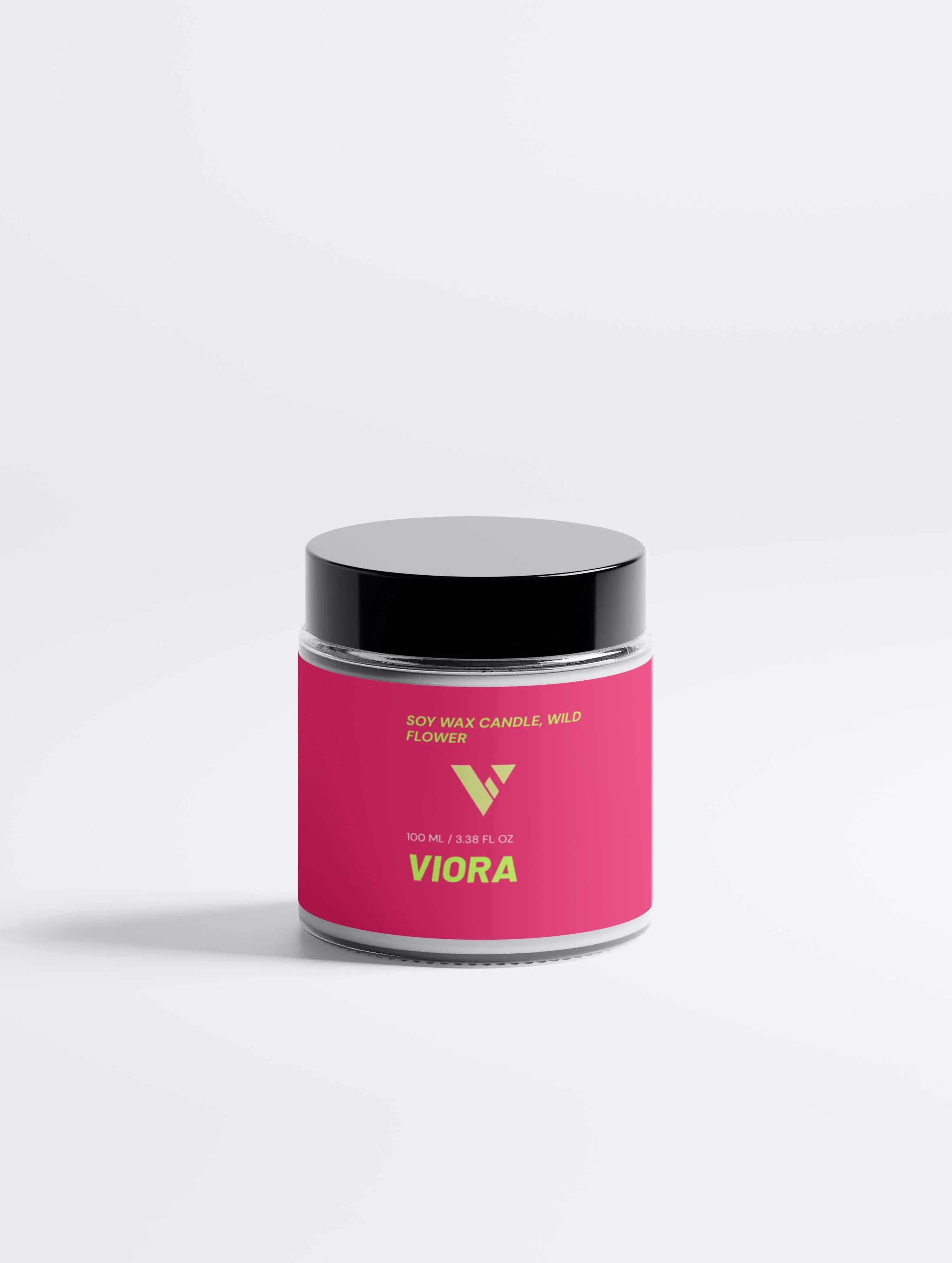 Natural Soy Candle - Wildflower Scent | Vegan & Eco-Friendly Aromatherapy Candle - Viora