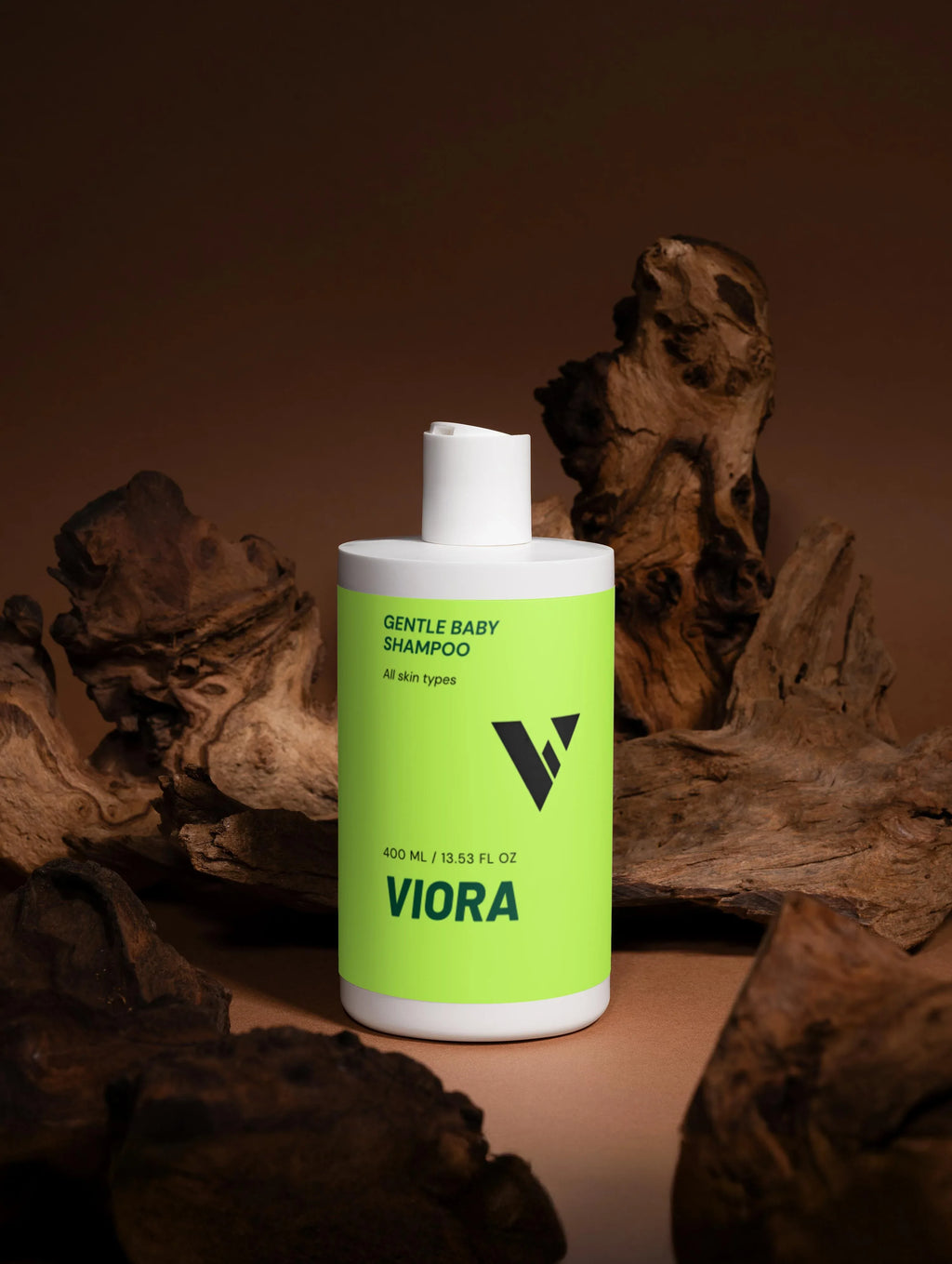 Organic Baby Shampoo - Tear-Free Gentle Cleanser for Newborns & Sensitive Scalp - Viora