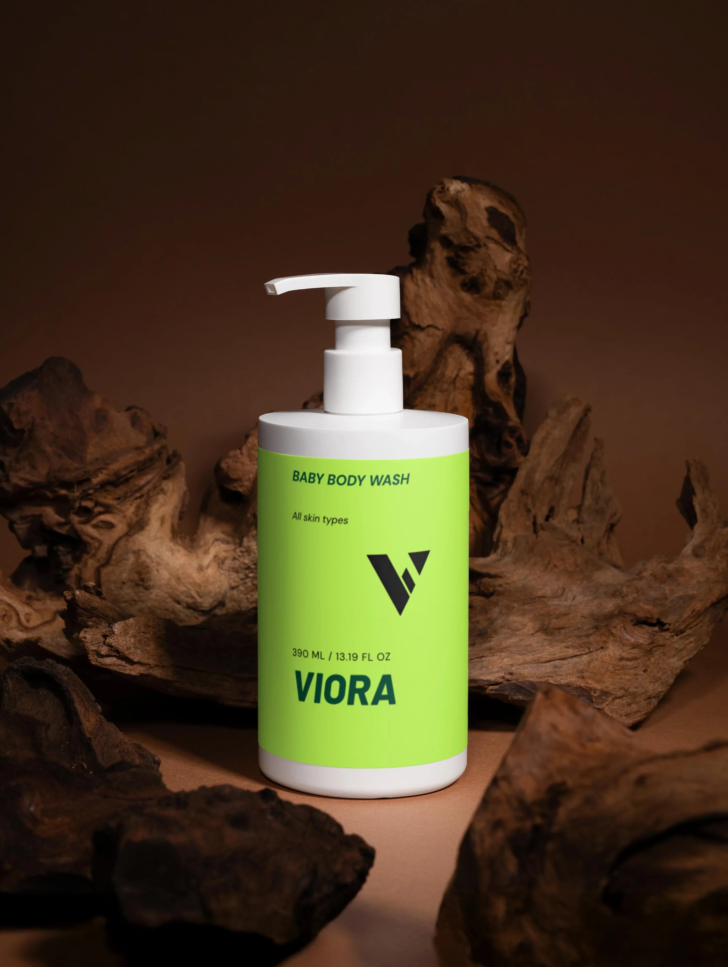 Organic Baby Body Wash - Gentle Tear-Free Cleanser for Newborns & Sensitive Skin - Viora