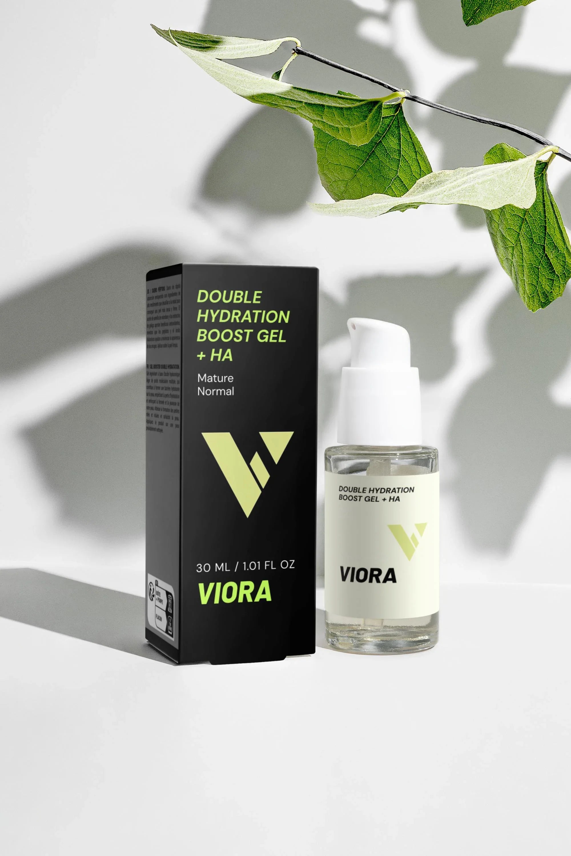 Hyaluronic Acid Duo Set - Ultimate Hydration Gel & Serum Bundle for Plump Skin - Viora