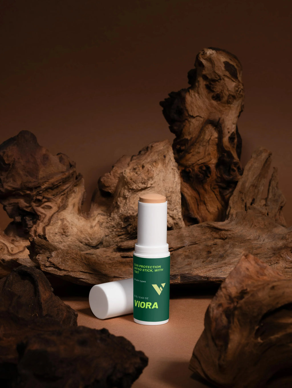 Viora Tinted SPF50 Sunscreen Stick - Broad Spectrum Face & Body Sun Protection - Viora