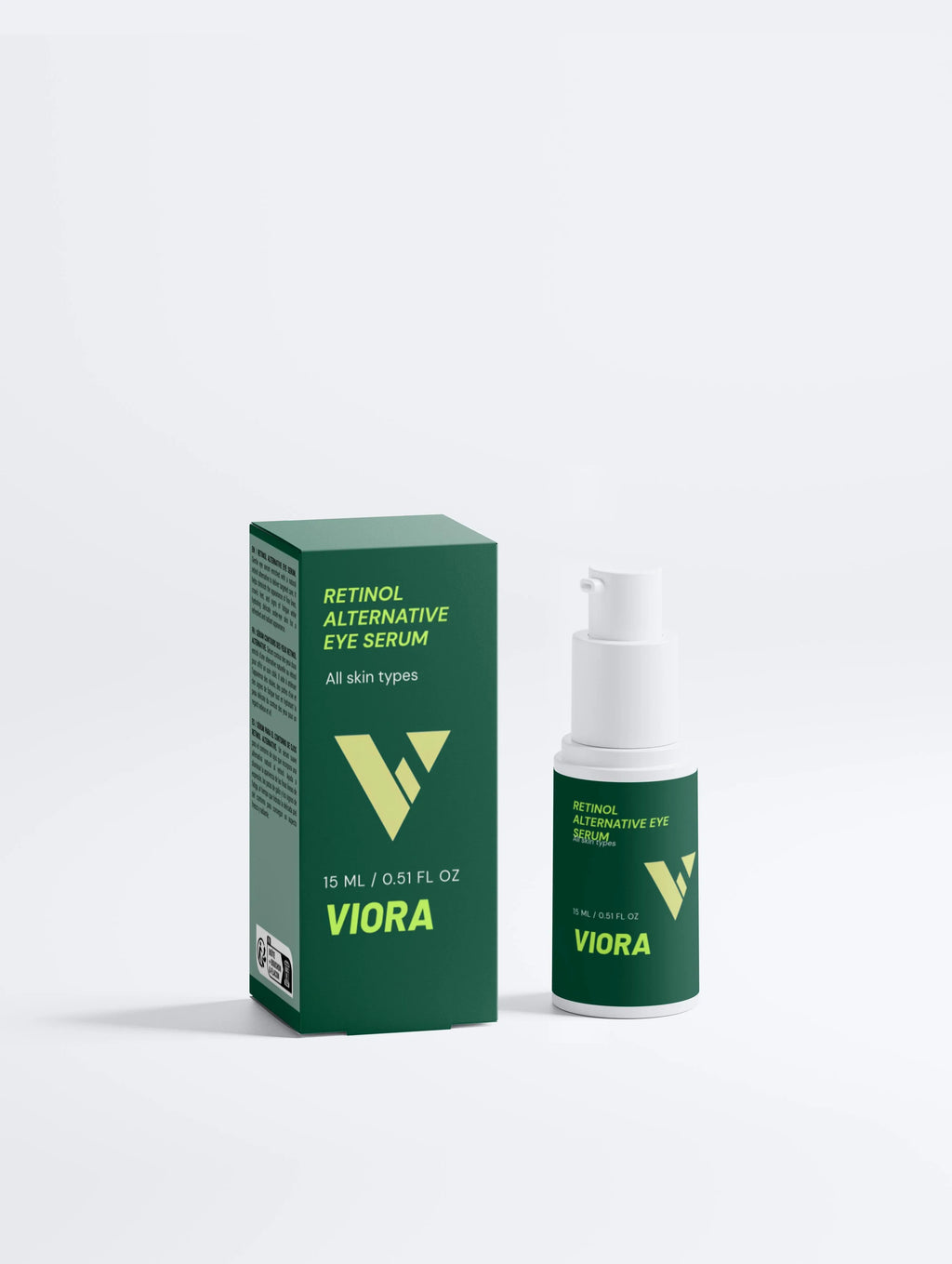 Viora Retinol Alternative Eye Serum - Anti-Aging Eye Treatment with Peptides & Hyaluronic Acid - Viora