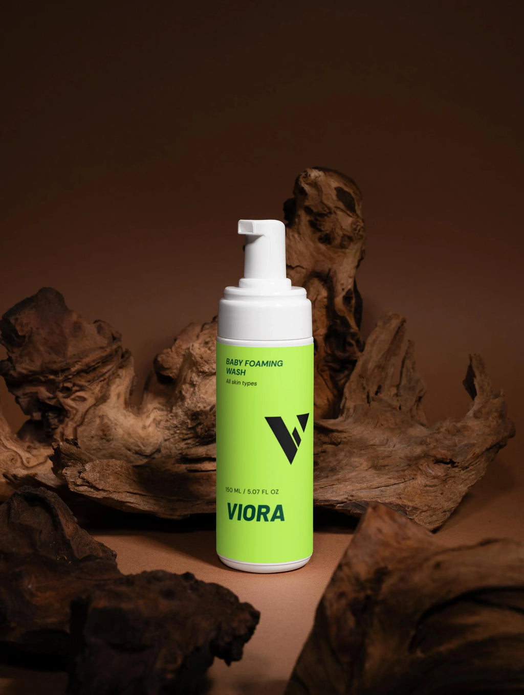 Organic Baby Foaming Wash - Gentle ECOCERT Cleanser for Newborns & Sensitive Skin - Viora