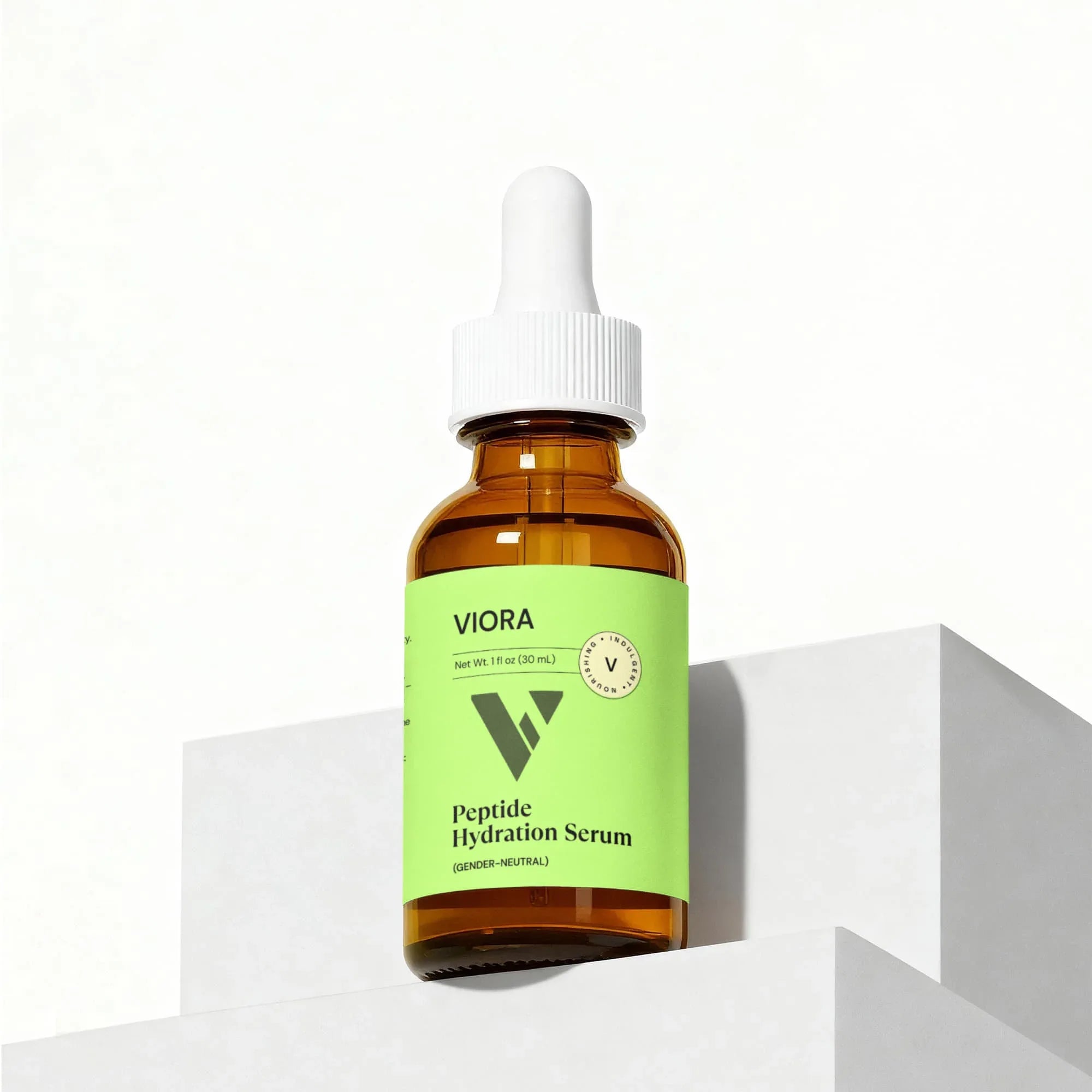 Multi-Peptide Serum with Copper Peptides & Hyaluronic Acid - Anti-Aging Face Serum - Viora