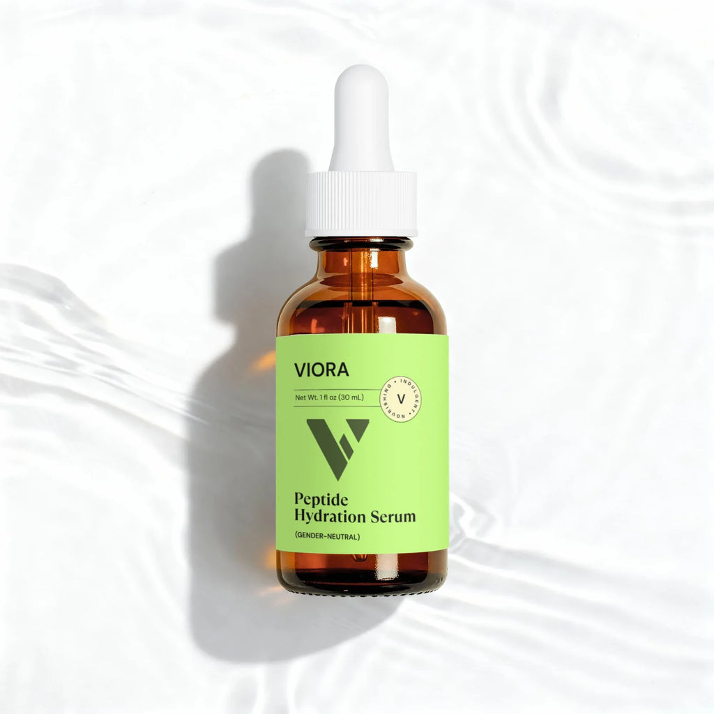 Multi-Peptide Serum with Copper Peptides & Hyaluronic Acid - Anti-Aging Face Serum - Viora