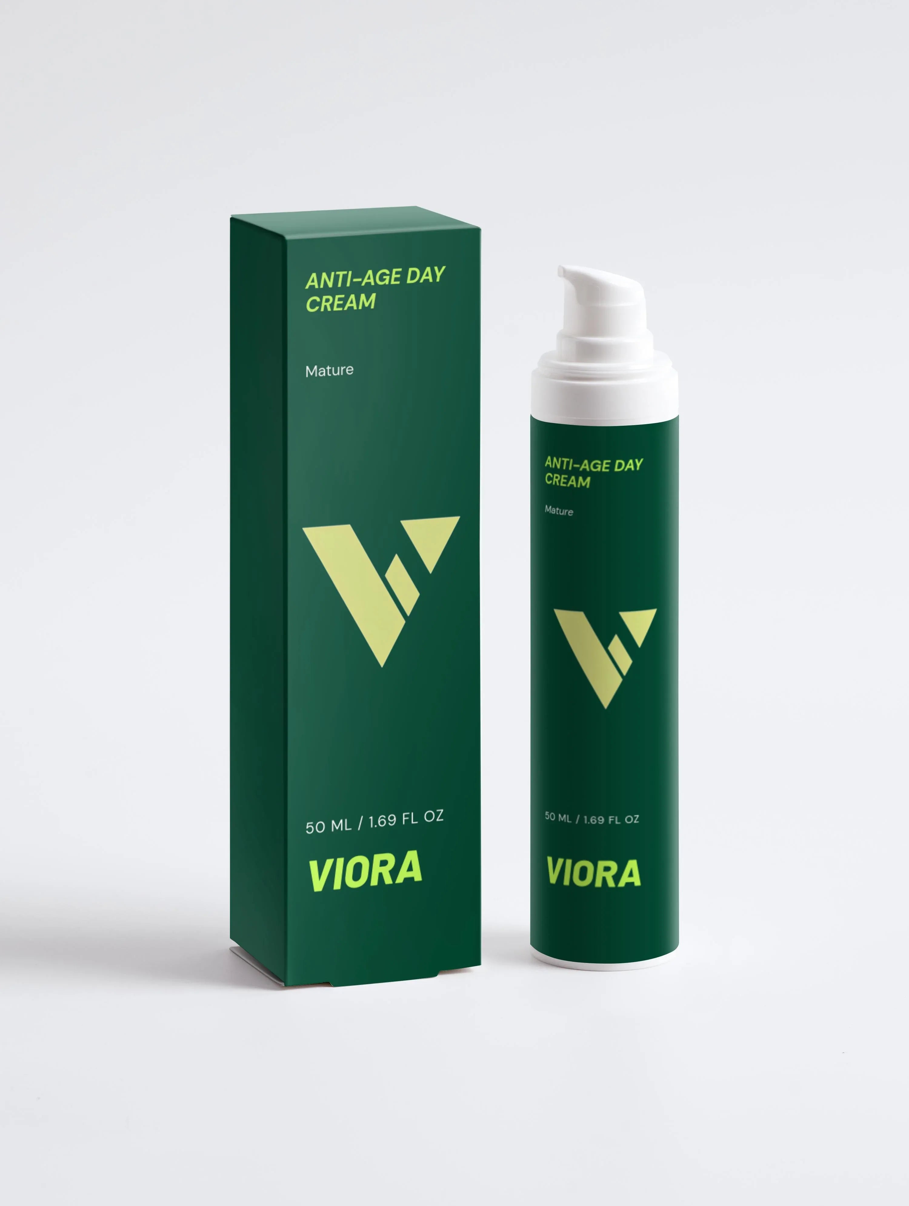 Viora Anti-Age Day Cream - Hydrating Moisturizer with Hyaluronic Acid & Shea Butter - Viora