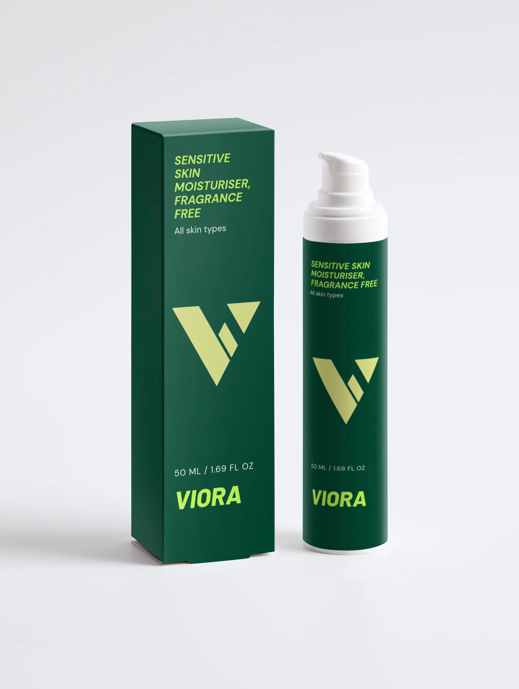 Viora Sensitive Skin Moisturizer - Fragrance-Free Gentle Hydration - Viora