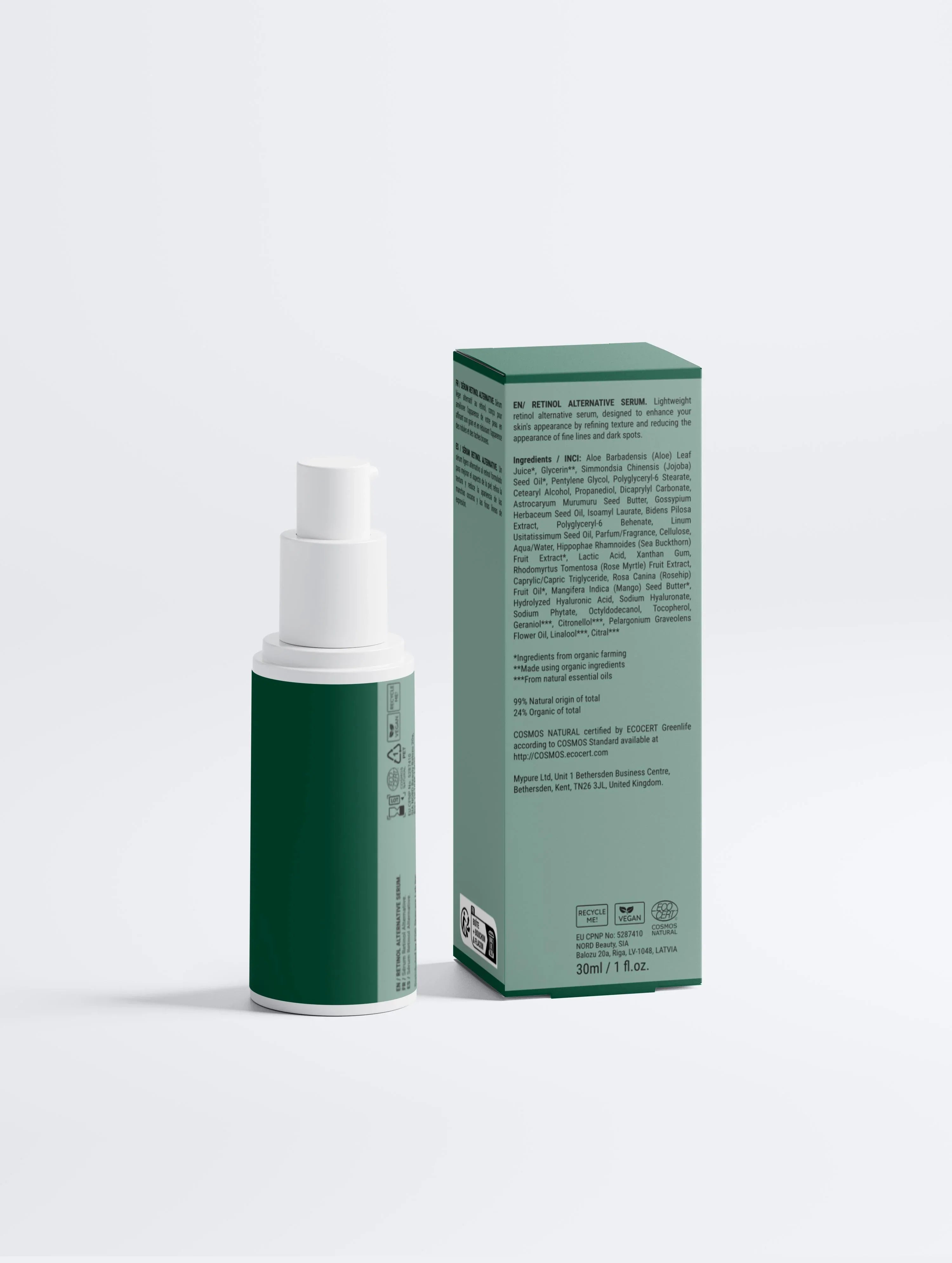 Viora Retinol Alternative Serum - Gentle Anti-Aging Face Treatment with Bakuchiol - Viora