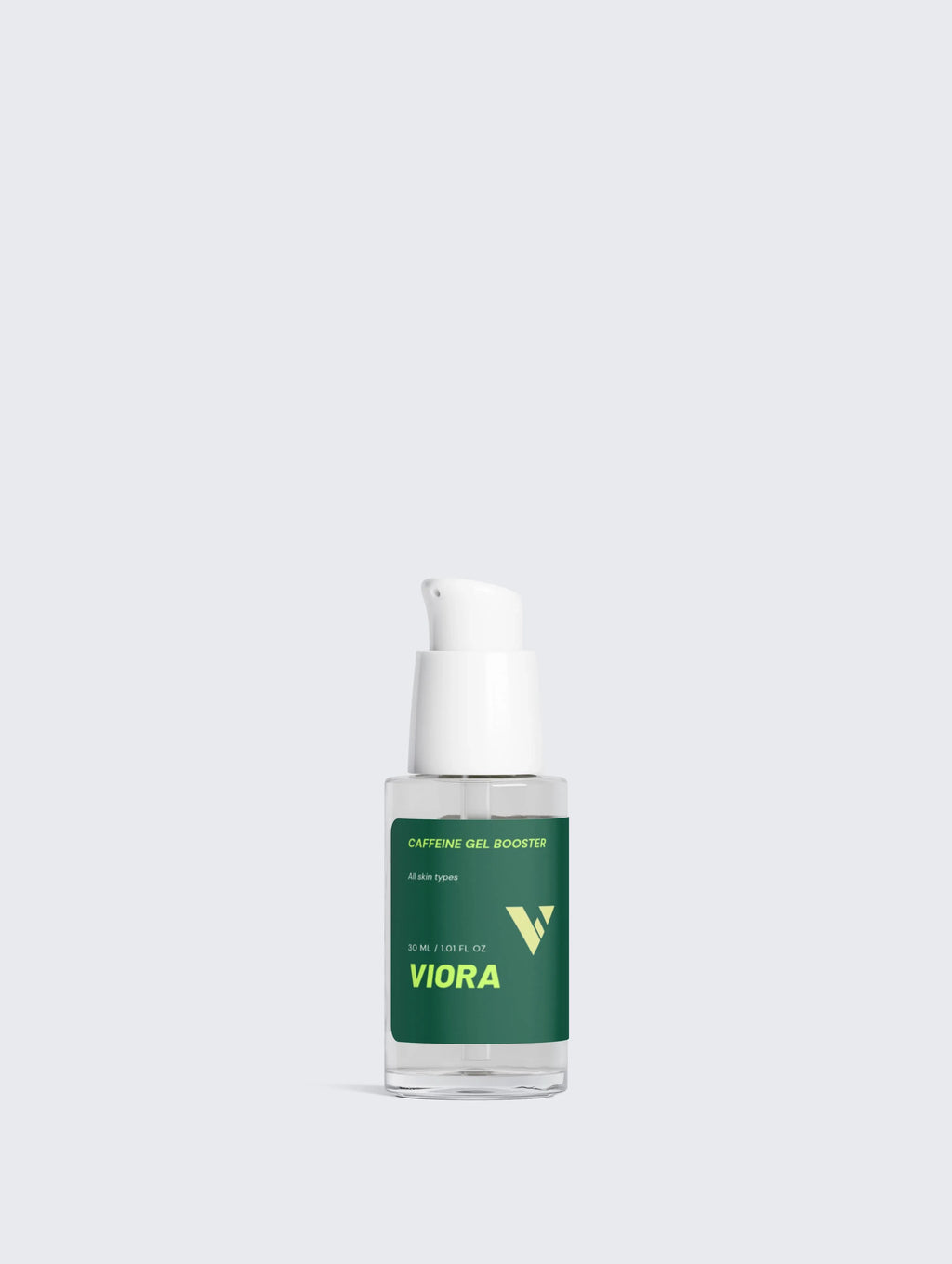 Viora Caffeine Eye Gel Booster - Depuffing Treatment for Under-Eye Fatigue & Dark Circles - Viora