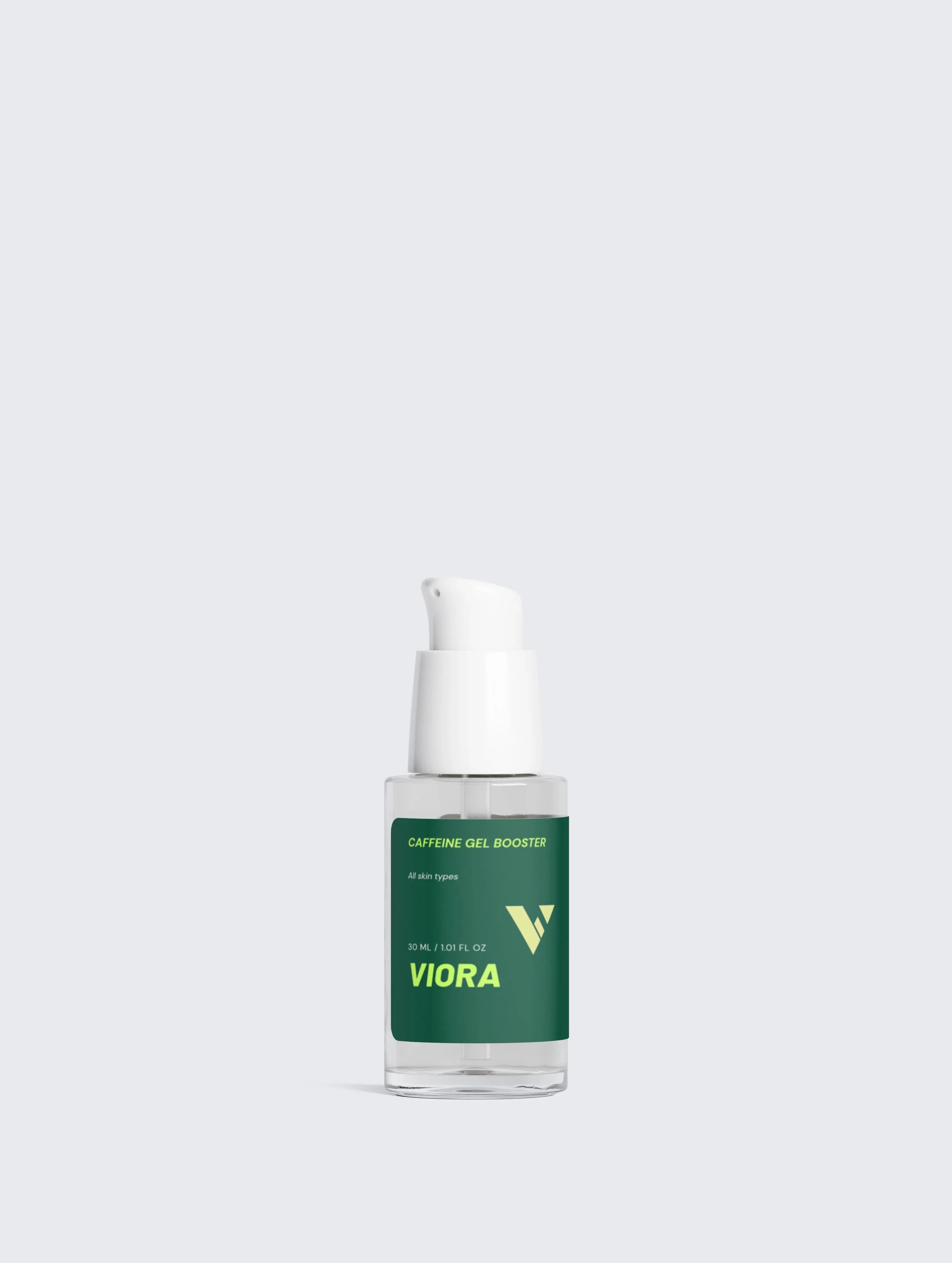 Viora Caffeine Eye Gel Booster - Depuffing Treatment for Under-Eye Fatigue & Dark Circles - Viora