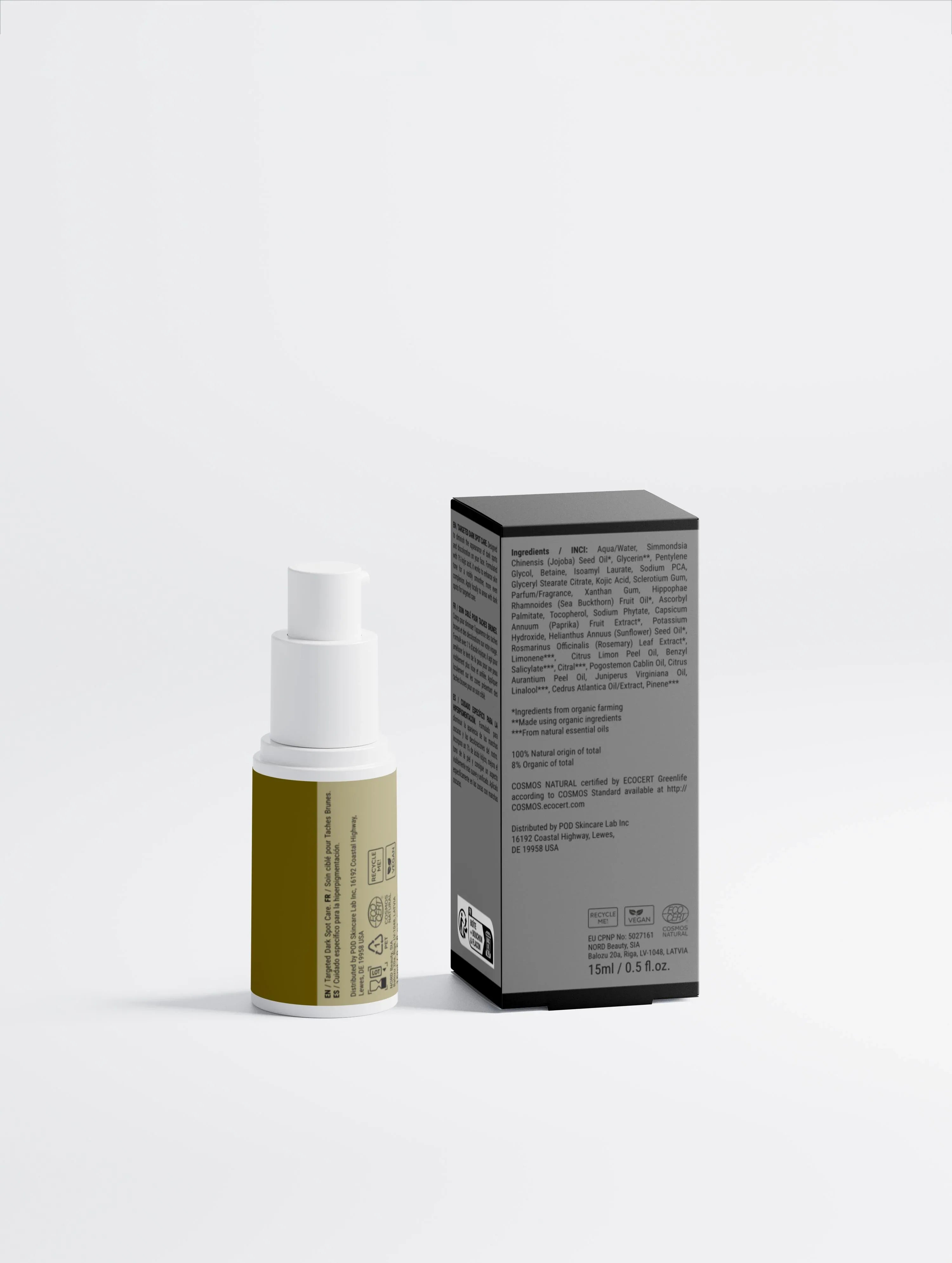 Kojic Acid Dark Spot Serum 1% - Brightening Treatment for Hyperpigmentation & Age Spots - Viora