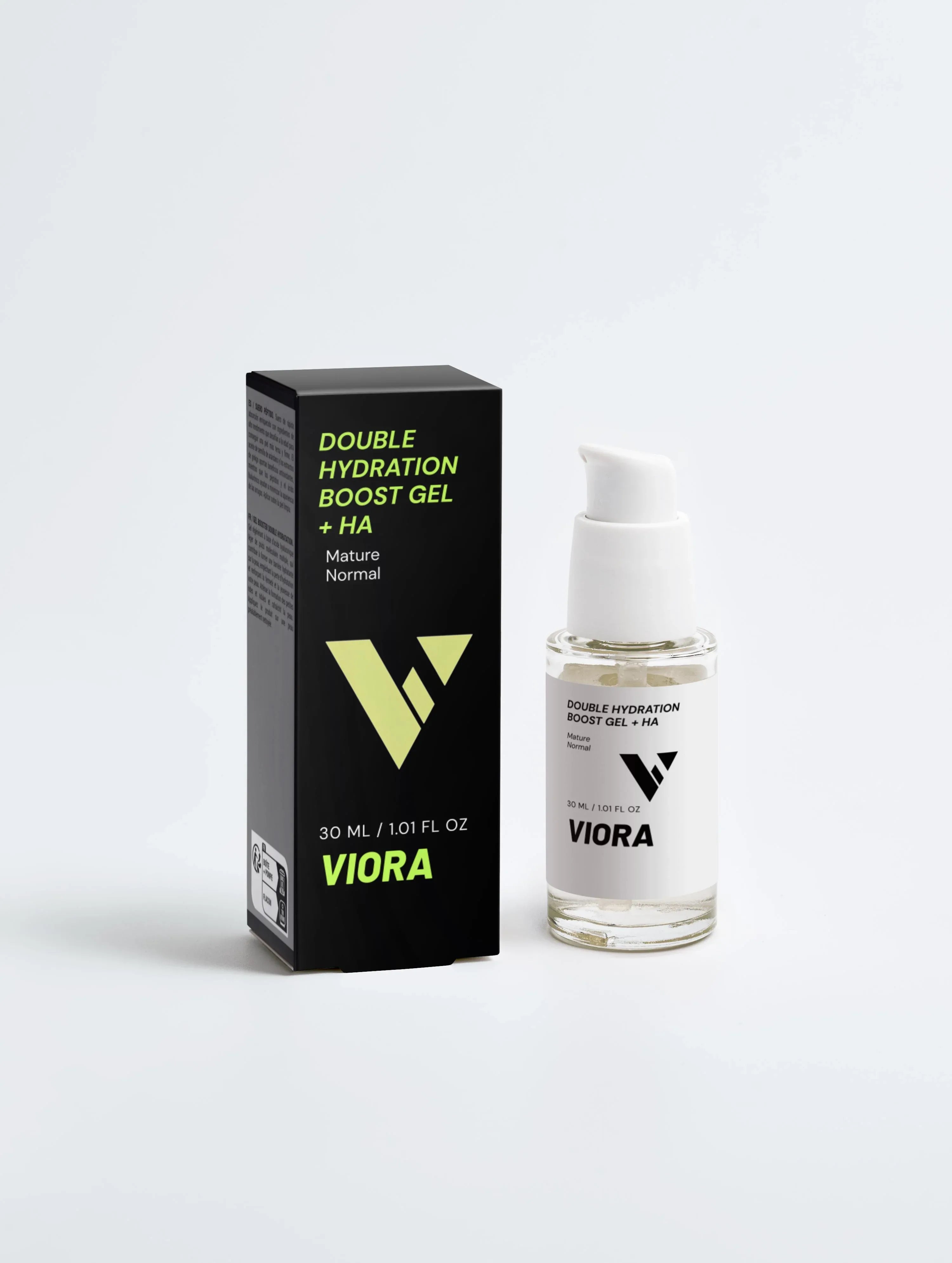 Hyaluronic Acid Gel - Multi-Molecular HA Serum for Deep Hydration & Plumping - Viora