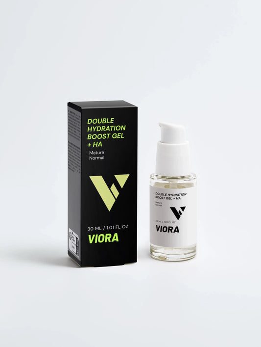 Hyaluronic Acid Gel - Multi-Molecular HA Serum for Deep Hydration & Plumping - Viora