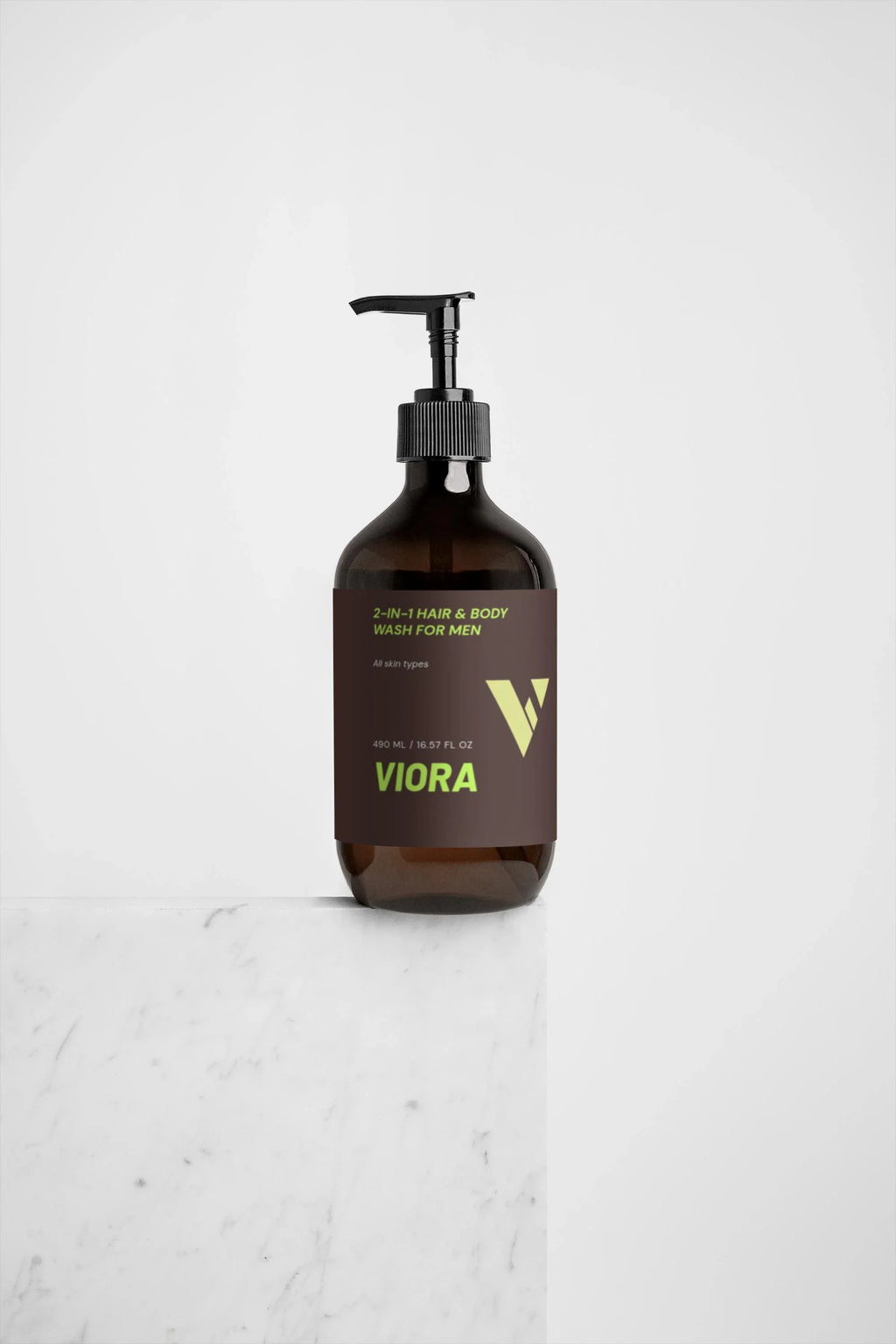 Viora 2-in-1 Hair & Body Wash for Men - All-in-One Grooming Essential - Viora