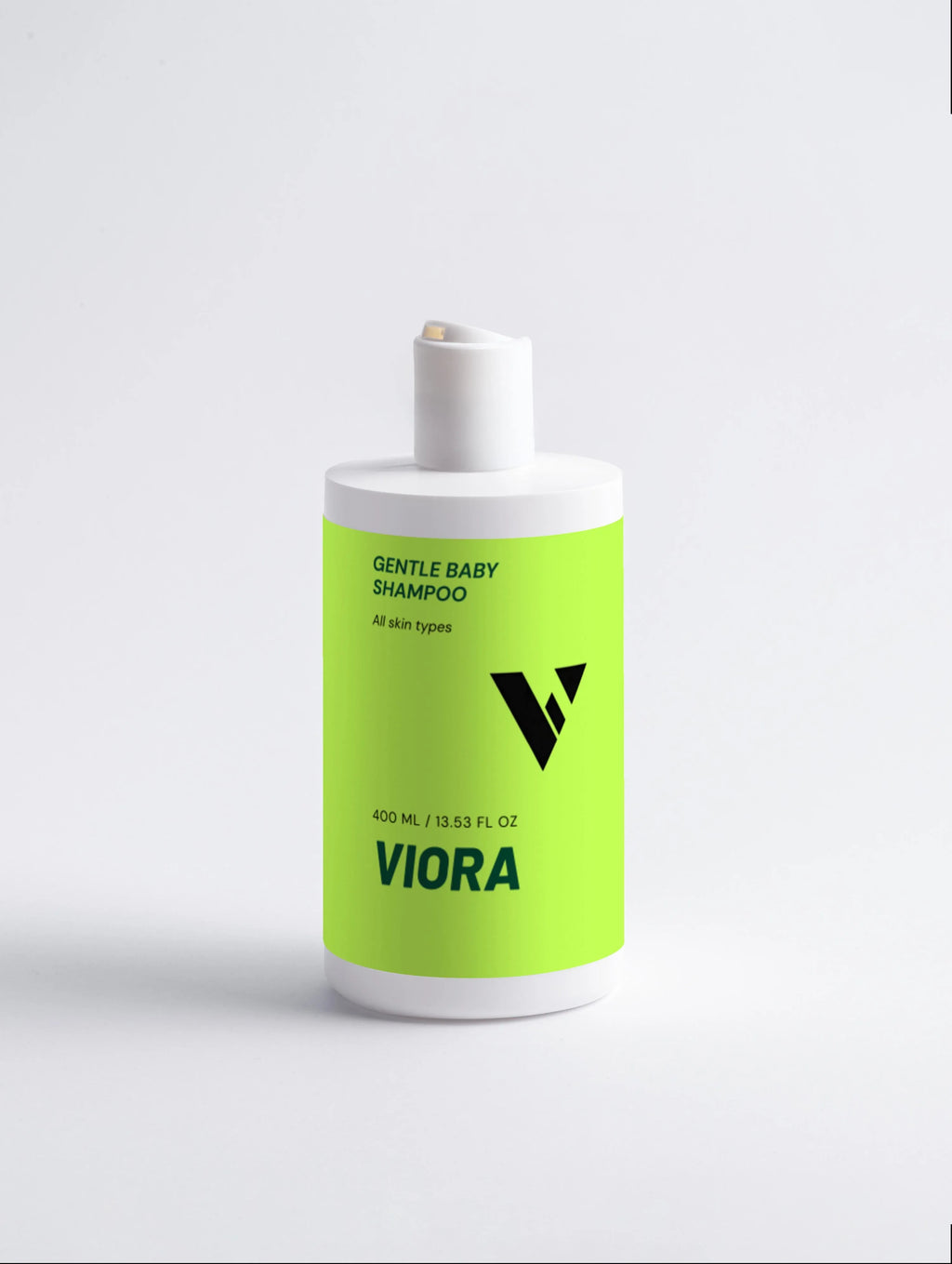 Organic Baby Shampoo - Tear-Free Gentle Cleanser for Newborns & Sensitive Scalp - Viora