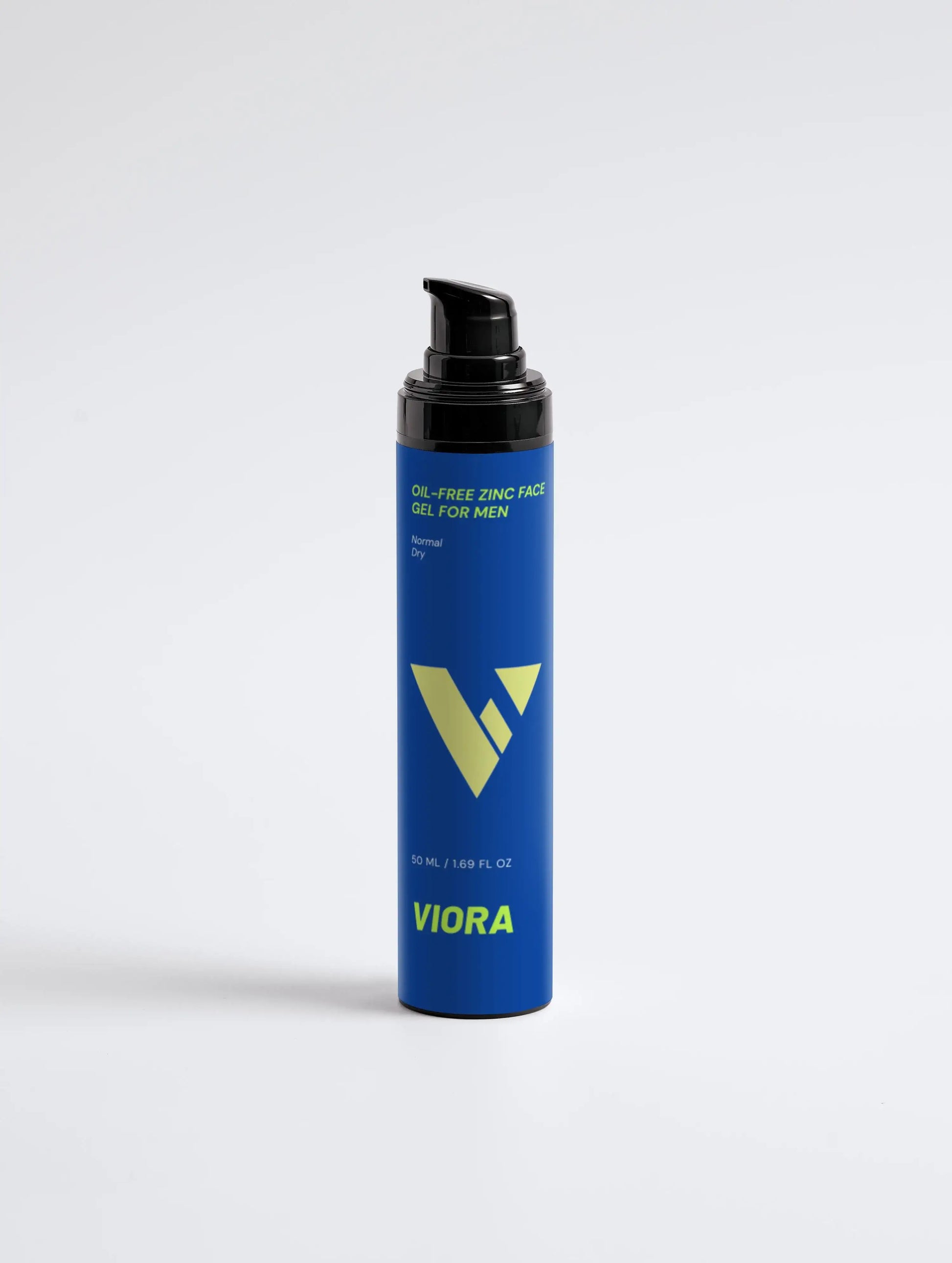 Zinc Face Gel for Men - Oil-Free Lightweight Moisturizer with Hyaluronic Acid & SPF Support - Viora