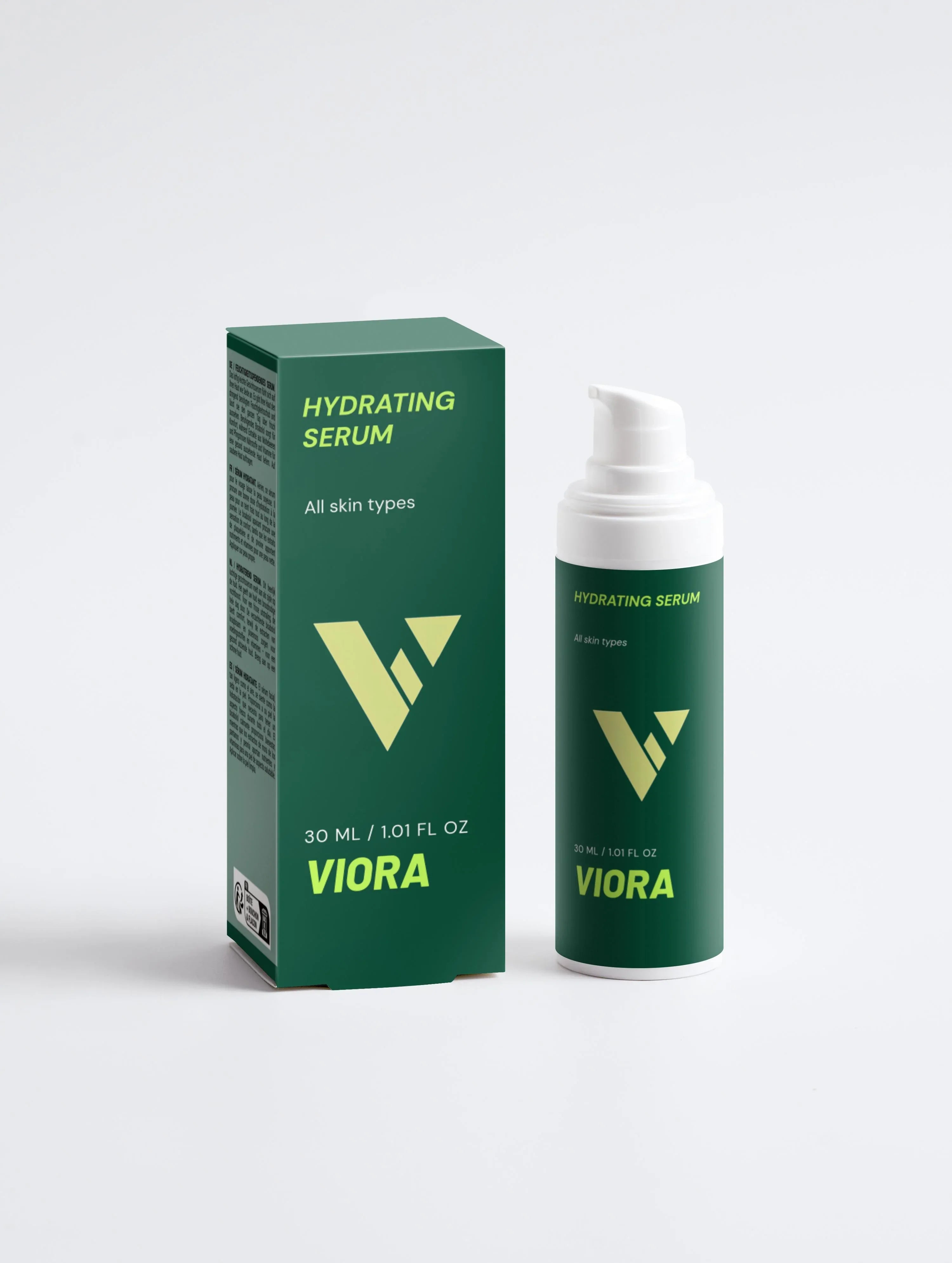 Viora The Ultimate Hydration Duo - Hyaluronic Acid Gel & Serum Set for Deep Moisture - Viora