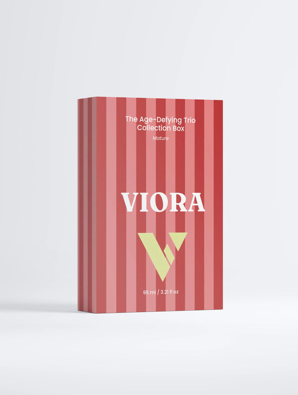 Men's Valentine's Day Gift Set - Age-Defying Trio Anti-Aging Collection for Him - Viora