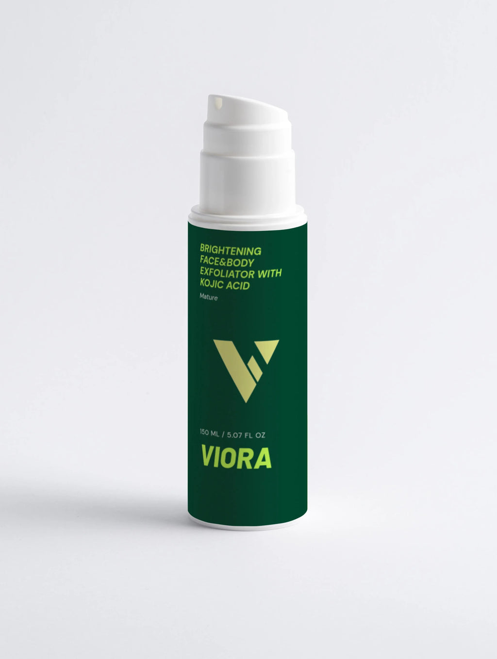 Viora Brightening Exfoliator with Kojic Acid - Face & Body Dark Spot Treatment - Viora