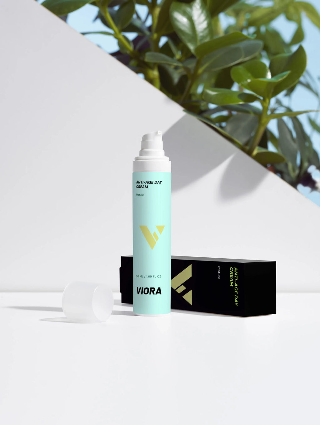 Anti-Aging Day Cream - Hydrating Moisturizer with Hyaluronic Acid, Shea Butter & Peptides - Viora